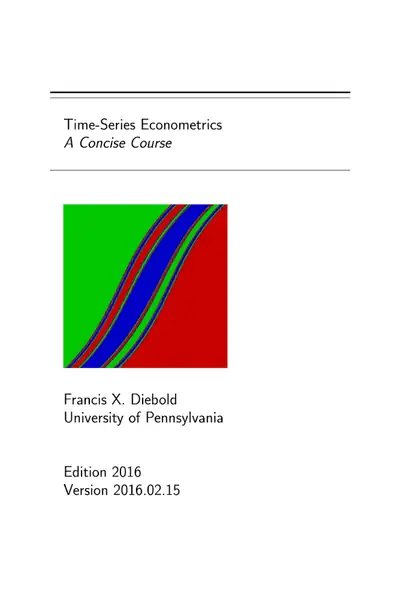Portada del libro: Timeserieseconometrics