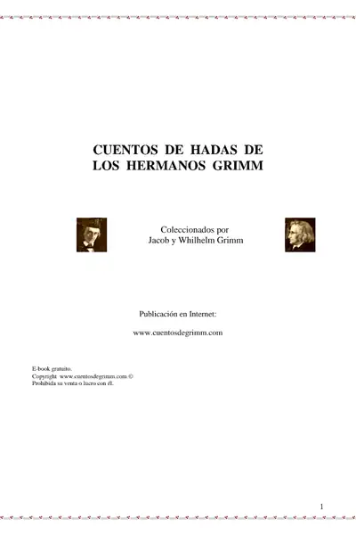 Portada del libro: Cuentos De Los Hermanos Grimm 1