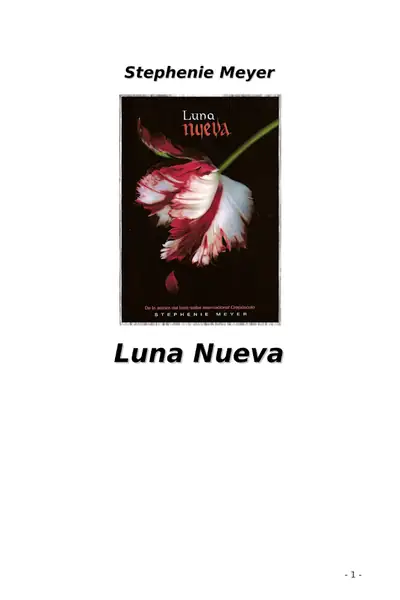 Portada del libro: Luna Nueva New Moon Twilight Saga, Book 2 By Stephenie Meyer Z Lib