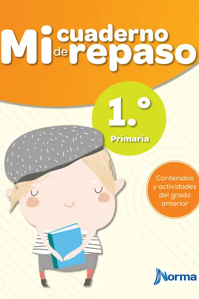 Portada del libro: Cuaderno De Repaso 1 Primaria Alumno Formulario