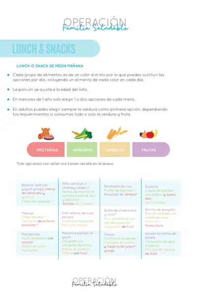 Portada del libro: Snacks Y Lunch