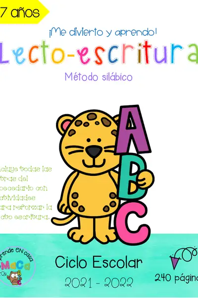 Portada del libro: Lecto Escritura Materiales Maca