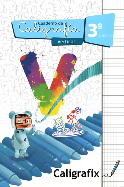 Portada del libro: Caligrafia Vertical 3º Basico