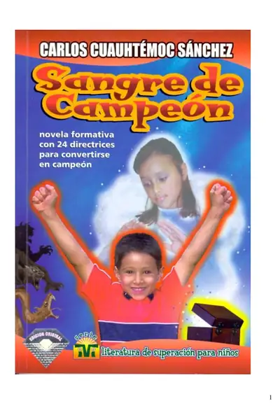 Portada del libro: Sangre De CampeóN Cuauhtemoc Sanchez Carlos