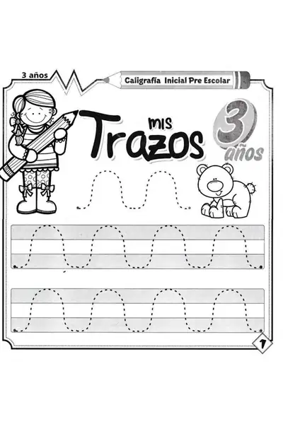 Portada del libro: Cuadernillo Mis Trazos 3 AñOs Gratis