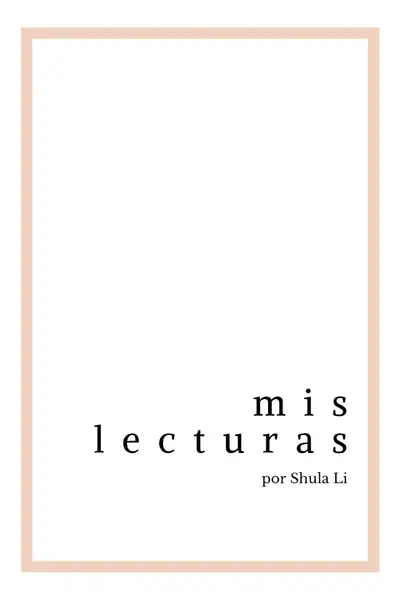 Portada del libro: Mis Lecturas 2024