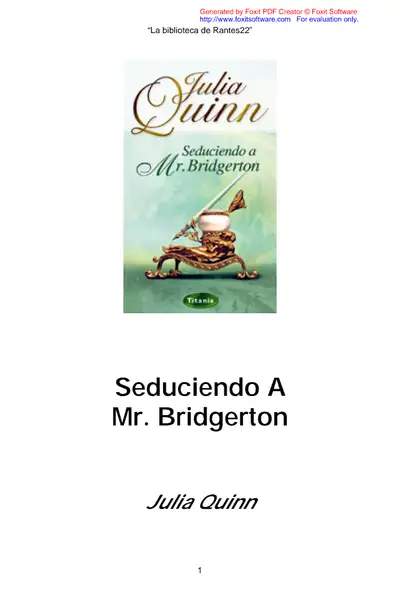 Portada del libro: 04 Seduciendo A Mr Bridgerton