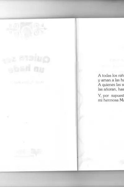 Portada del libro: Quiero Ser Un Hada