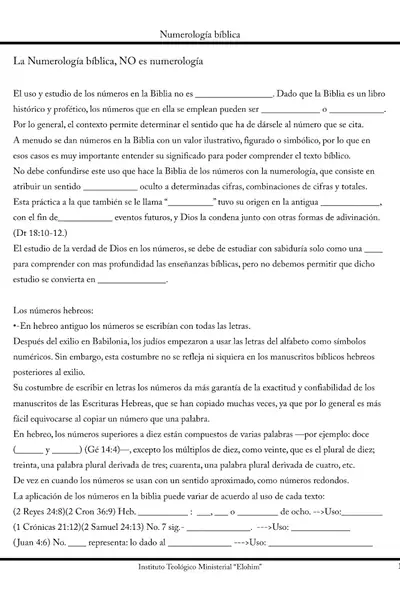 Portada del libro: Numerologia Alumno