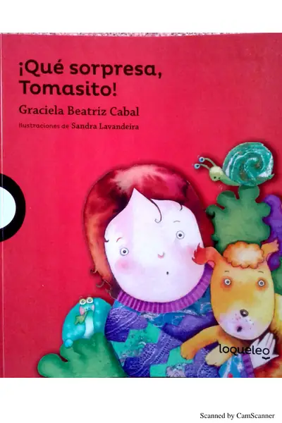 Portada del libro: ¡Qué Sorpresa Tomasito!