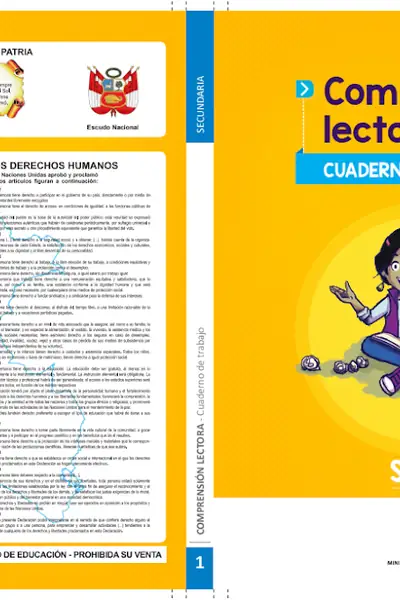 Portada del libro: Comprension Lectora Cuaderno De Trabajo Secundaria 1