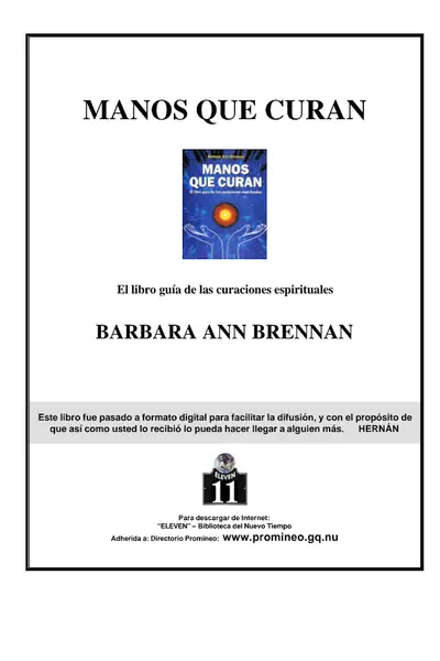 Portada del libro: Manos Que Curan