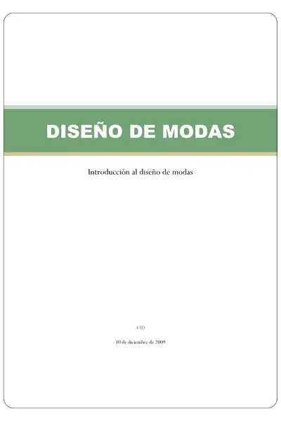 Portada del libro: DiseñO Moda IniciacióN