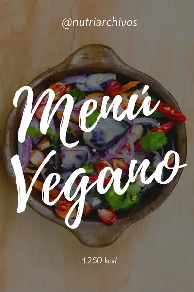 Portada del libro: Menú Vegano Bajar De Peso