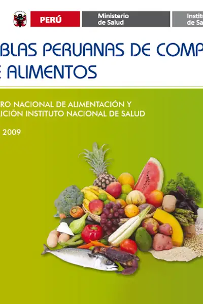Portada del libro: Tabla Peruana De ComposicióN De Alimentos 2007
