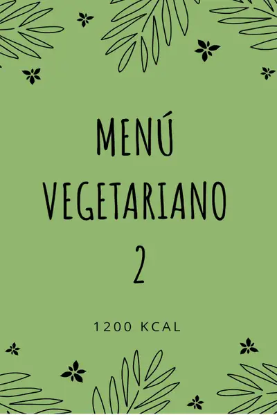 Portada del libro: Menú Vegetariano Bajar De Peso