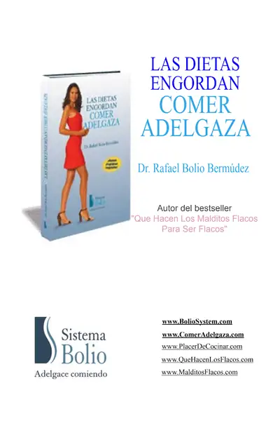 Portada del libro: Las Dietas Engordan Comer Adelgaza