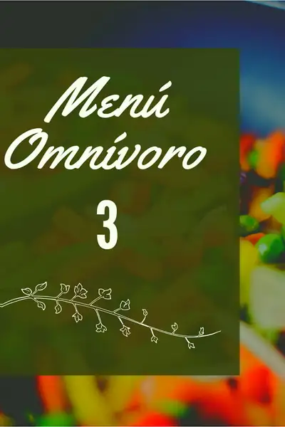 Portada del libro: Menú OmníVoro Para Bajar De Peso 3ra Parte