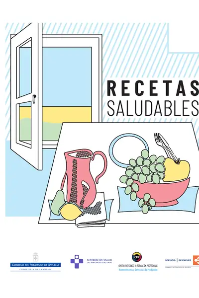 Portada del libro: Recetas Saludables De La A Z