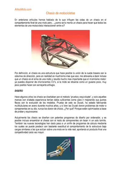 Portada del libro: Chasis De Motocicletas