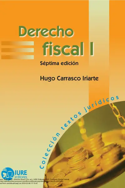 Portada del libro: Derecho Fiscal I 3 · VersióN 1