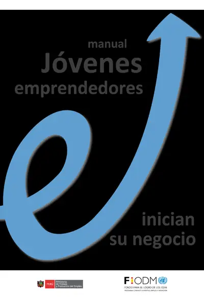 Portada del libro: Jovenes Emprendedores Inician Su Negocio Min De Trabajo Del Peru