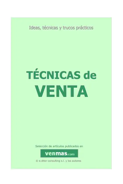 Portada del libro: Tecnicas De Ventas Venmas