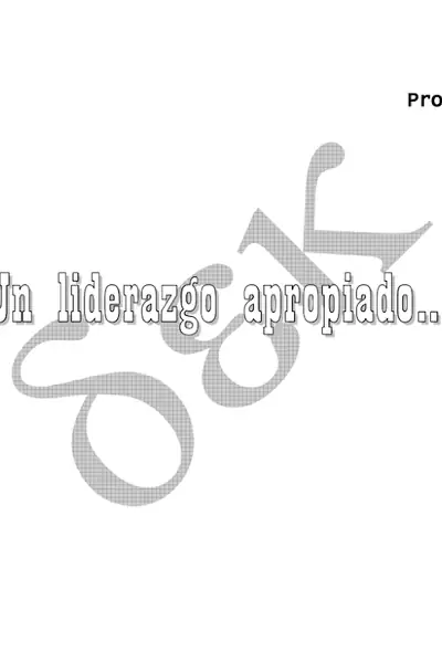 Portada del libro: Un Liderazgo Apropiado