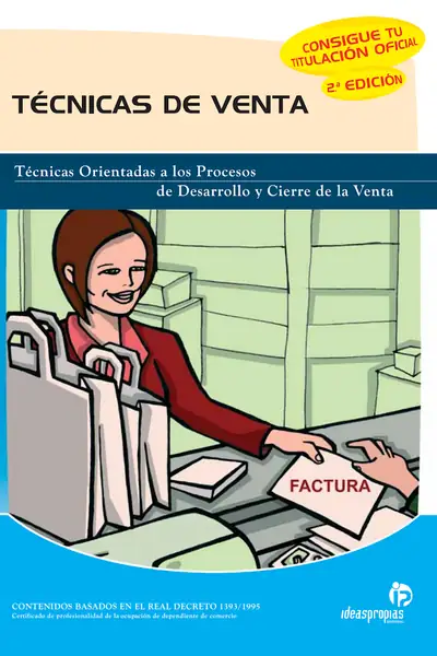 Portada del libro: Tecnicas De Ventas
