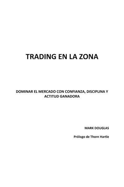 Portada del libro: Trading En La Zona