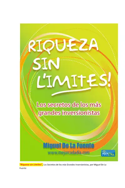 Portada del libro: Riqueza Sin Limites