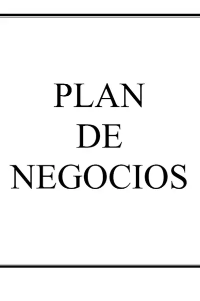 Portada del libro: Plan De Negocios