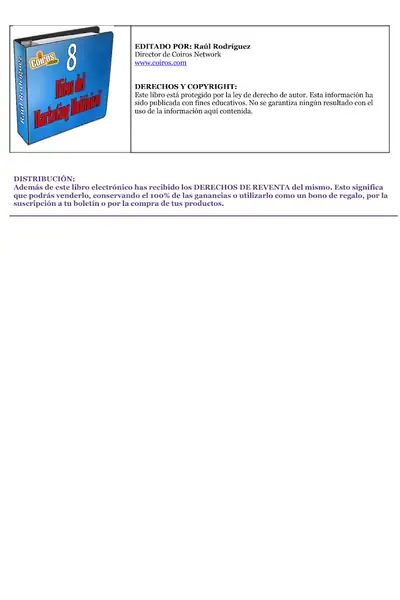 Portada del libro: Mitos De Marketing Multinivel Otros