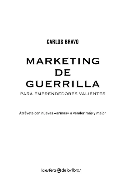 Portada del libro: Marketing De Guerrilla Jay Conrad