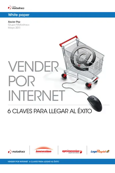 Portada del libro: Vender Por Internet Xavier Paz