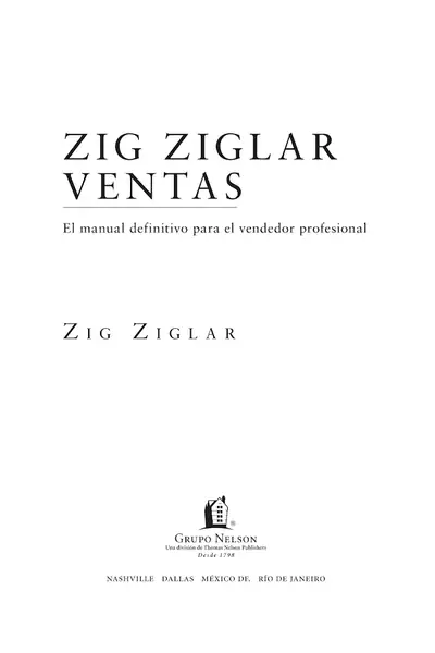 Portada del libro: Ventas Ziglar