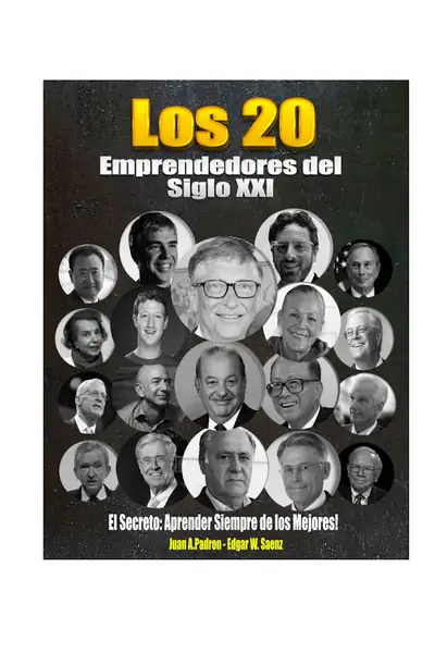 Portada del libro: Los 20 Emprendedores Del Siglo Xxi Juan Padron