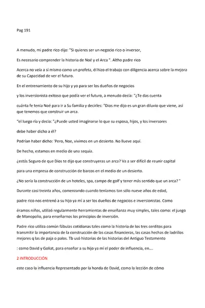 Portada del libro: La Profecia De Padre Rico Robert Kiyosaki