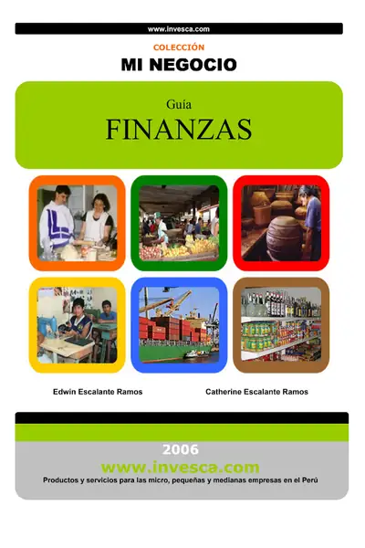 Portada del libro: Finanzas 5 Mi Negocio