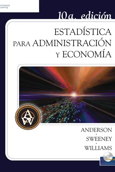 Portada del libro: Estadisitica Para Administracion Y Economia Anderson Sweeney