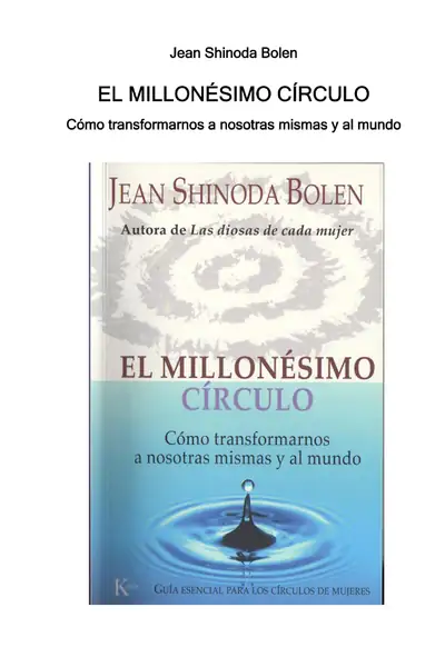 Portada del libro: El Millonesimo Circulo Jean Shonida
