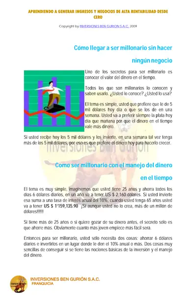Portada del libro: Como Ser Millonario
