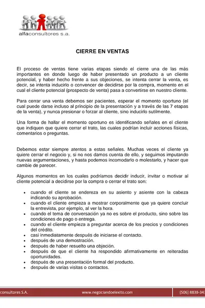 Portada del libro: Cierre En Ventas