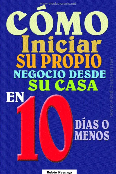 Portada del libro: CóMo Iniciar Su Propio Negocio Reynaga