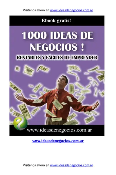 Portada del libro: 1000 Ideas De Negocios Otros