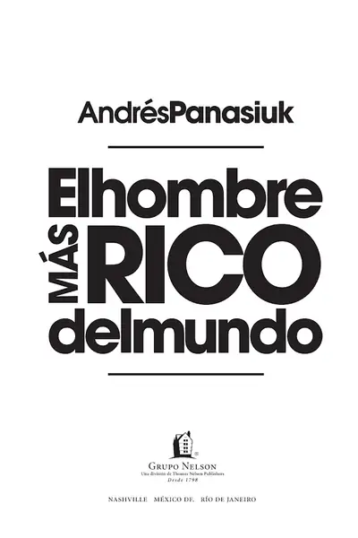 Portada del libro: El Hombre MáS Rico Del Mundo