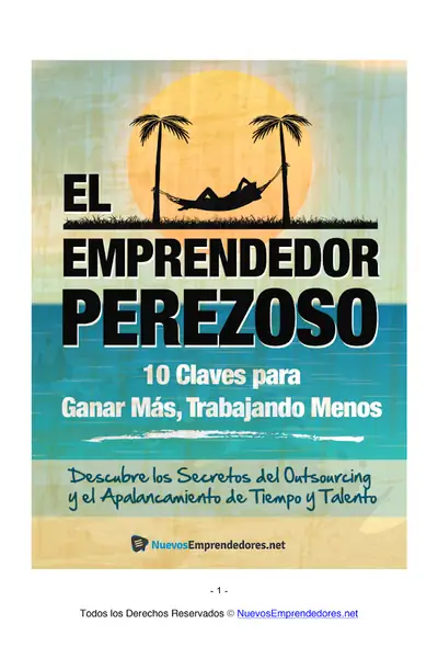 Portada del libro: El Emprendedor Perezoso Otros