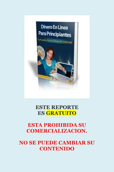 Portada del libro: Dinero En Linea Para Principiantes Otros