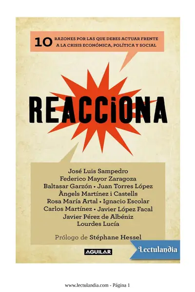 Portada del libro: 10 RAZONES DE COMO REACCIONAR EN UNA CRISIS   JOSE SAMPEDRO