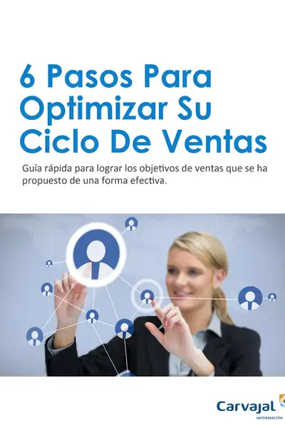 Portada del libro: 6 Pasos Para Optimizar Su Ciclo De Ventas Sin Ctas